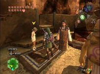 une photo d'Ã©cran de The Legend of Zelda - Twilight Princess sur Nintendo Gamecube